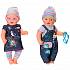 Одежда Джинсовая для кукол из серии Baby born  - миниатюра №2